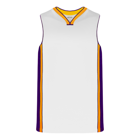 Athletic Knit Pro Cut Basketball Jersey with Rap Neck & Side Inserts (B1715)